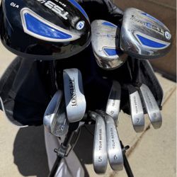 U.S. Kids Golf Bag And Clubs And Equipment 