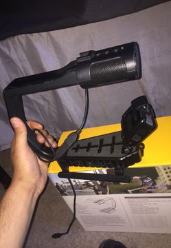 Camera holder with mic