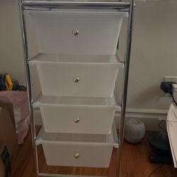 Rolling Cart Crafts Storage Drawer