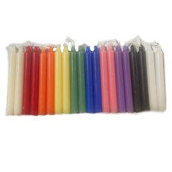 20 Multicolored 4” Chime Candles 