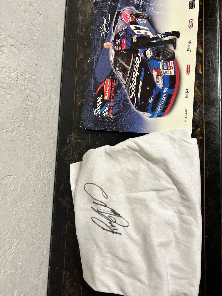 Autographed Nascar T Shirt