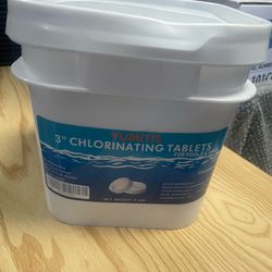 8 lb. 3” Swimming Pool Chlorinating Tablets Chlorine Tablets Tabs