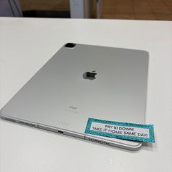 Apple IPad Pro 12.9 Inch 4th Gen Tablet - Pay $1 today and the rest later!!