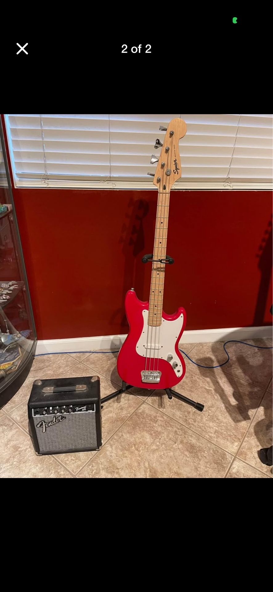 Fender Bronco Bass and Amp