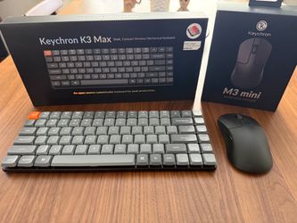 Keychron K3 Max (Red Linear) and M3 Mini Mouse