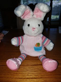 EASTER BUNNY STUFFED ANIMAL DOLL