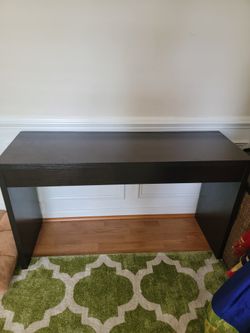 Solid Wood Heavy Side Table (Long & Sturdy)