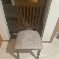 Wooden Kitchen Round Table Set With 4 Chairs 