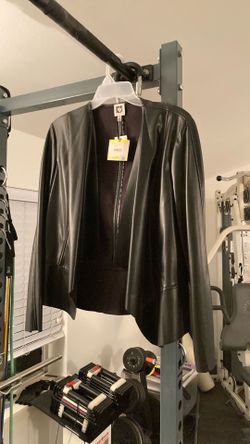 Anne Klein faux leather jacket