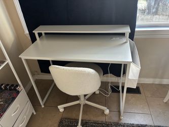 Desk and chair
