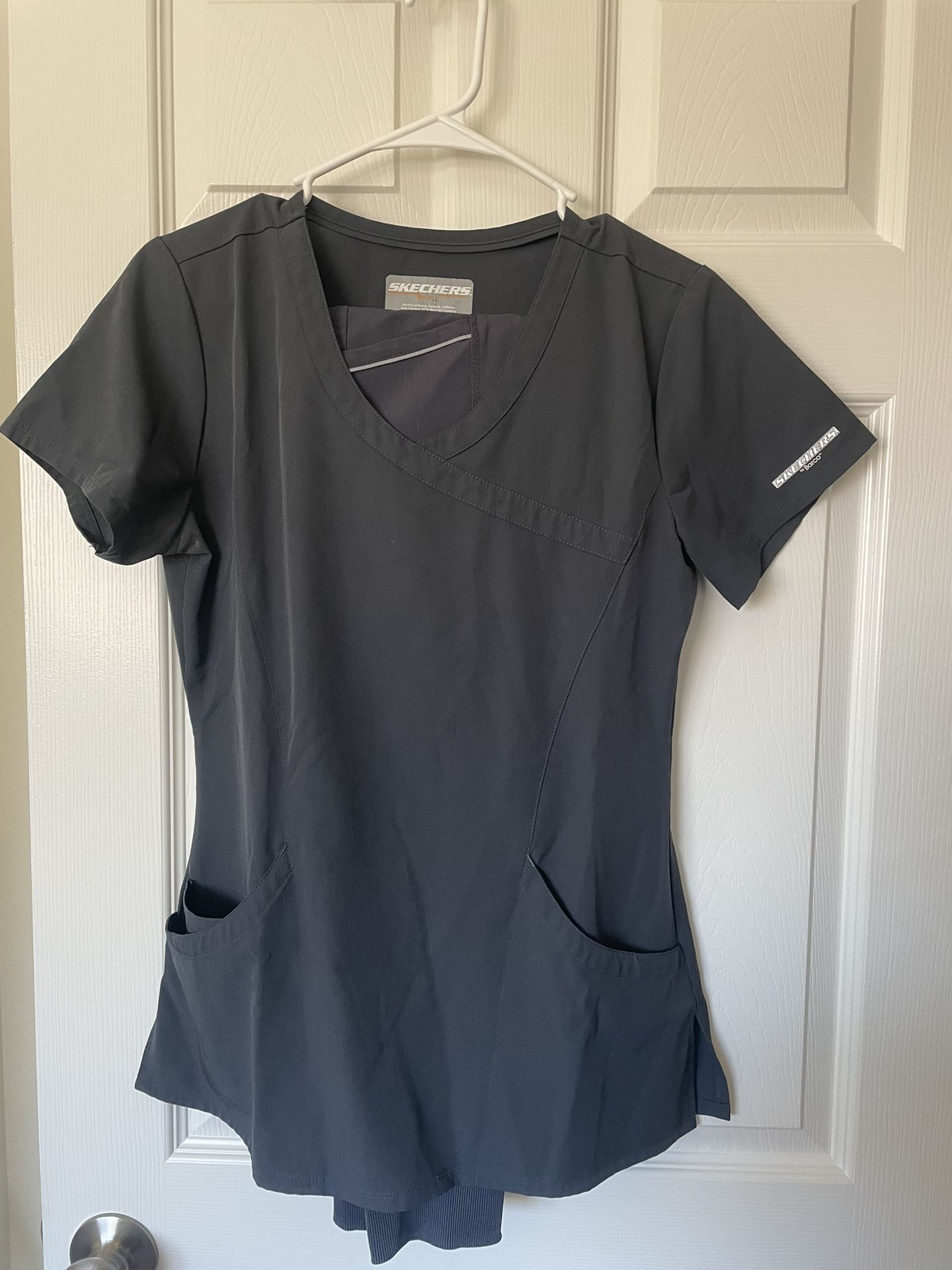 Skechers By Barco Scrubs Set Jogger Pants And Shirt Size Small