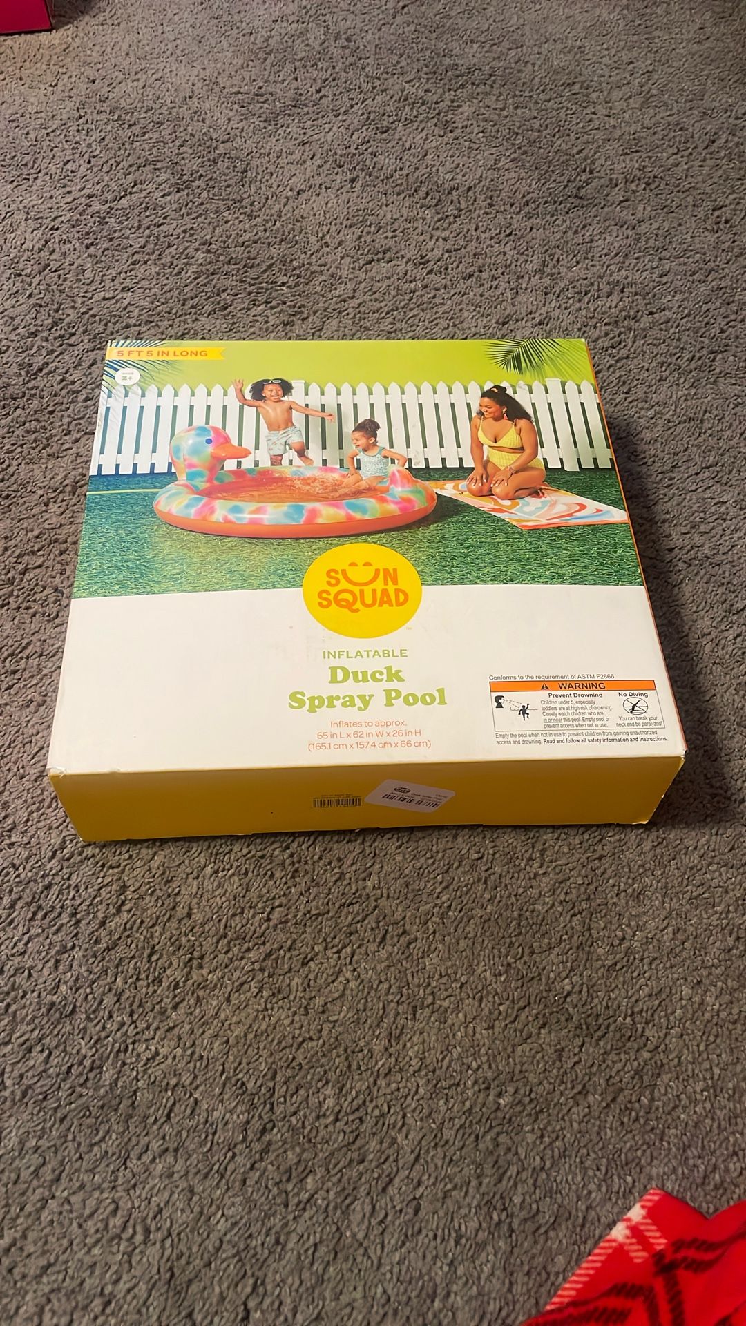 Sun Squad Duck Spray Pool