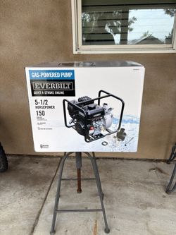 Everbilt Gas-Powered Pump 5.5 HP 150 GPM