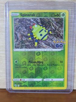Spinarak  - Pokémon TCG Card Reverse Holographic  - Mint