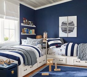 Pottery Barn Belden Twin Bed Frames + Corner Unit – NO MATTRESSES