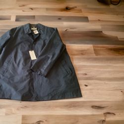 Cole Haan Signature 2 In 1 Car Coat Removable Lining Navy Blue XXL