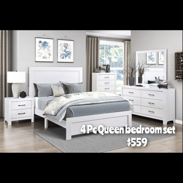 4 pc Queen bedroom set