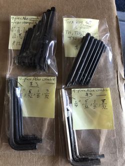 Allen Wrench Sets- Some Vintage