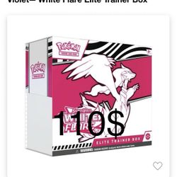 White Flare ETB Pokemon Cards