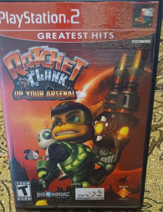 Ratchet And Clank Up Your Arsenal VideoGame Playstation 2
