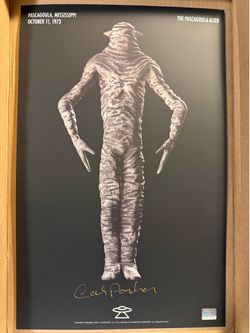 Calvin Parker Signed 11x17 Poster Print - The Pascagoula Alien - RARE!!