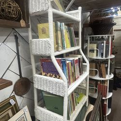 Vintage Wicker Shelf