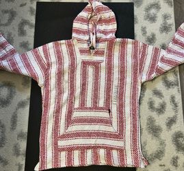 Baja Billy’s woven poncho Mexican/grunge 90's