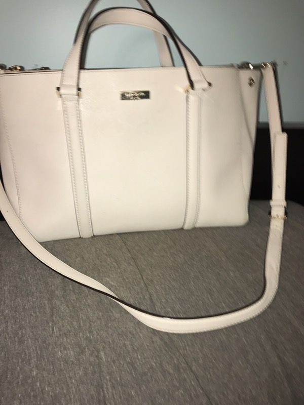 Cream Kate Spade Purse with optional shoulder strap