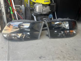 Tinted Ram headlights