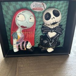The Nightmare Before Christmas Jack And Sally Salt And Pepper Shakers