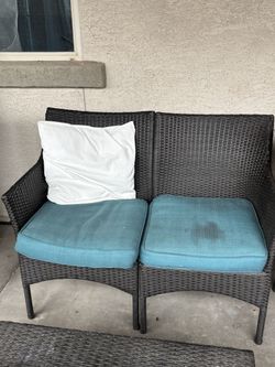 Outdoor Wicker Patio Furniture Set – 2 Loveseats + Sofa $150 OBO