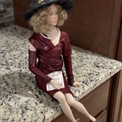 Limited Edition True Porcelain Doll Named Eva -27/1000.   This Piece Is Made Of True Porcelain From Biscuit Handicraft-Worked & Painted By Hand. Limit