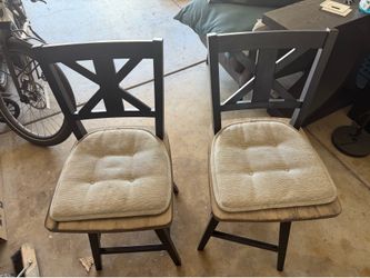 2 counter height stools