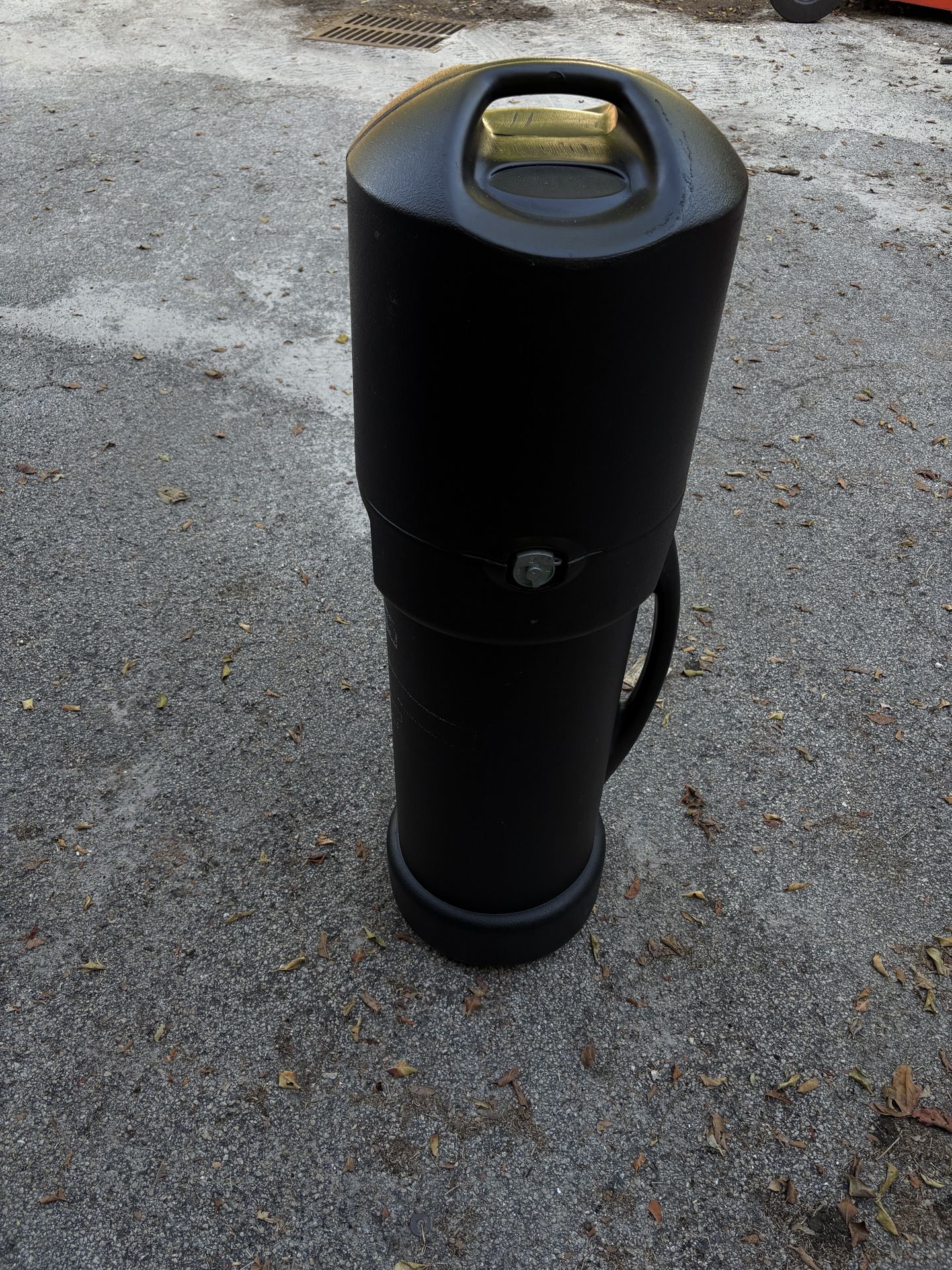 Nimlock Black Circular Storage Case Lockable with Wheels (Twist Lock)