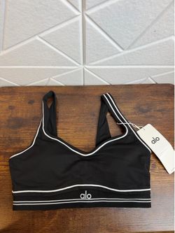 Alo Yoga Black Sports Bra Top