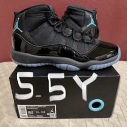 GS SIZE 5.5Y NIKE AIR JORDAN 11 RETRO GAMMA BLUE (2025)