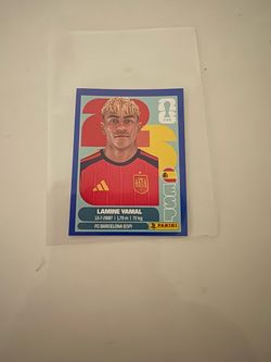 World Cup blue border Lamine Yamal