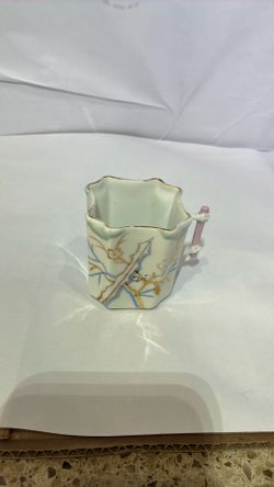 Vintage Ceramic Shaving Mug  Ornate Nice
