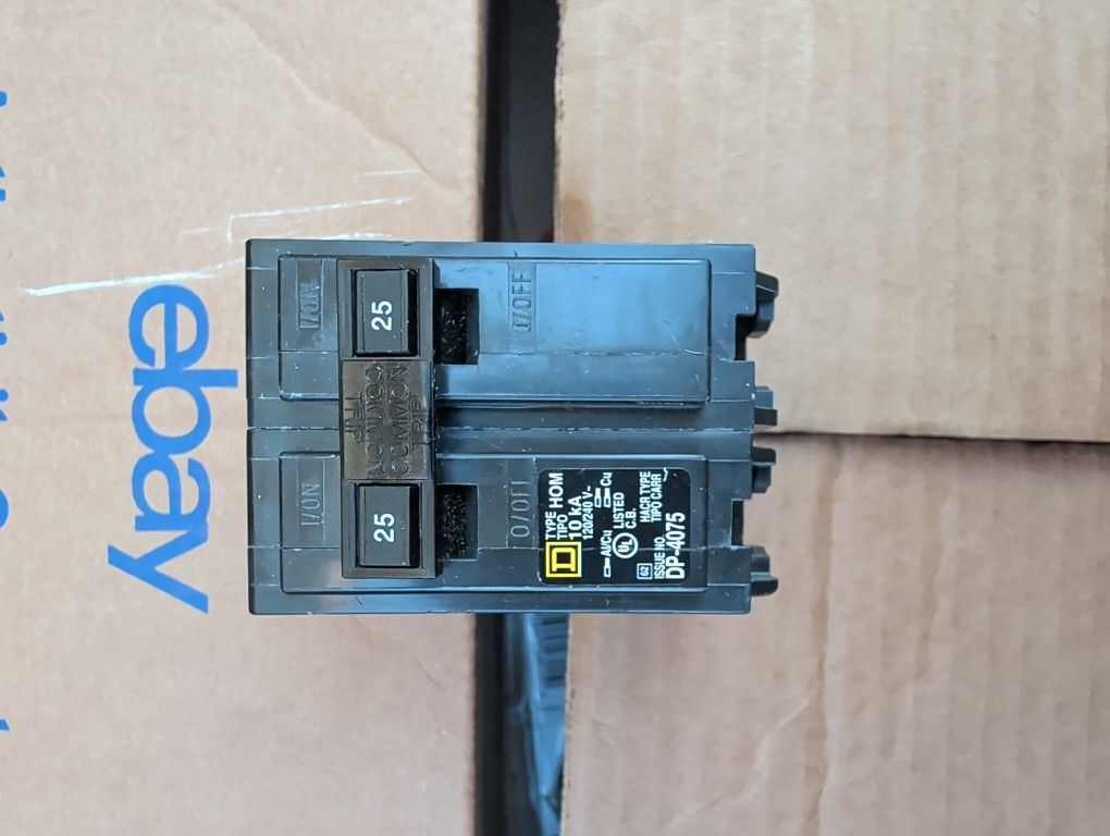 2 Pole 20 Amp Breaker