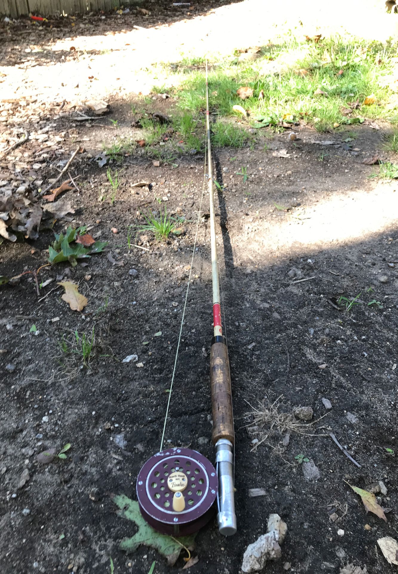 Old Vintage Fly Fishing Rod And Reel Combo