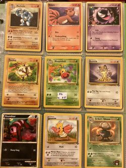 90 Vintage Pokémon Cards NM to LP (Bundle #41)