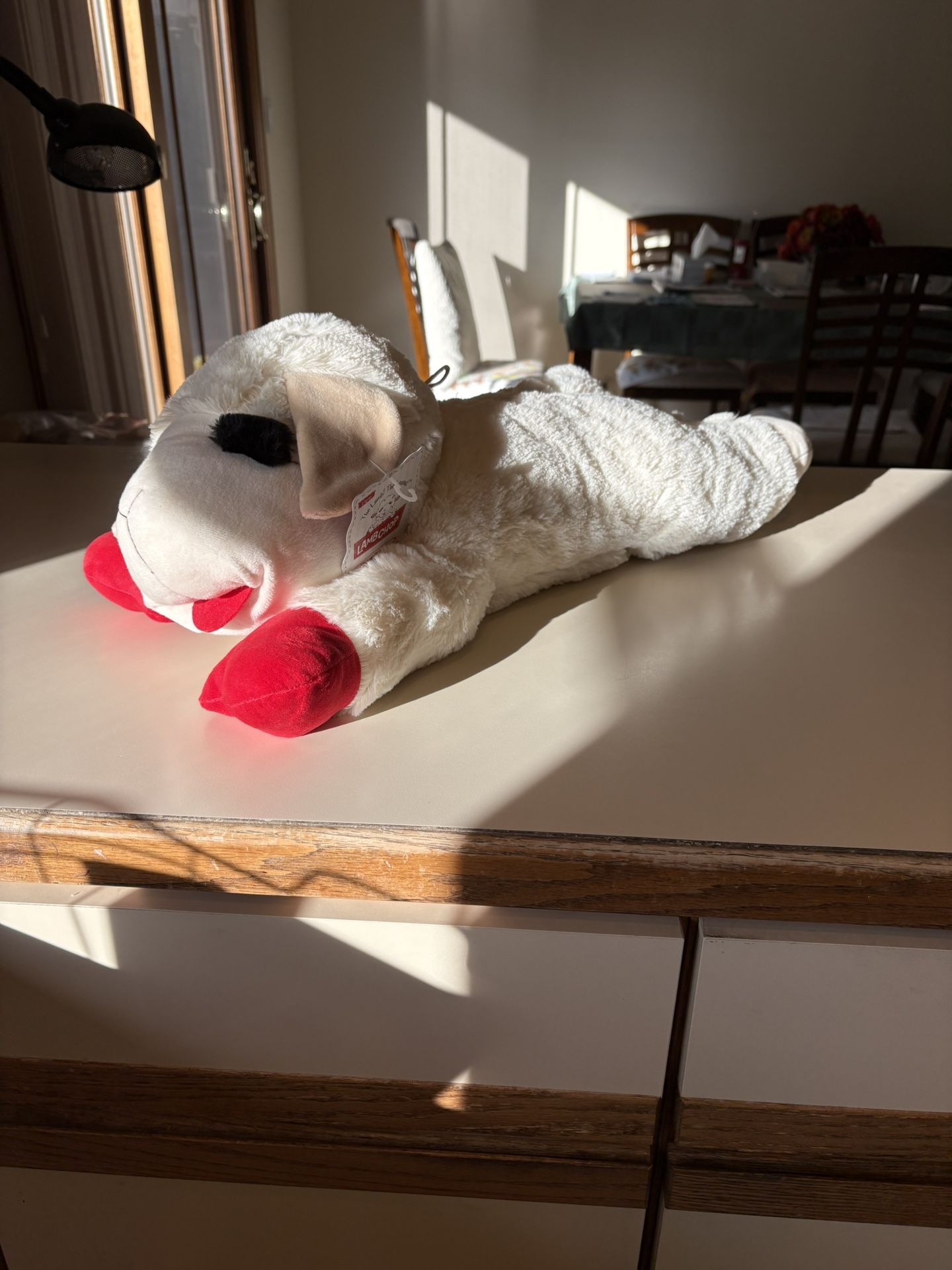 NEW LAMB CHOP DOG Plush Toy LARGE