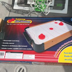 Table top air hockey