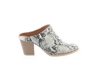 Snake Print mules
