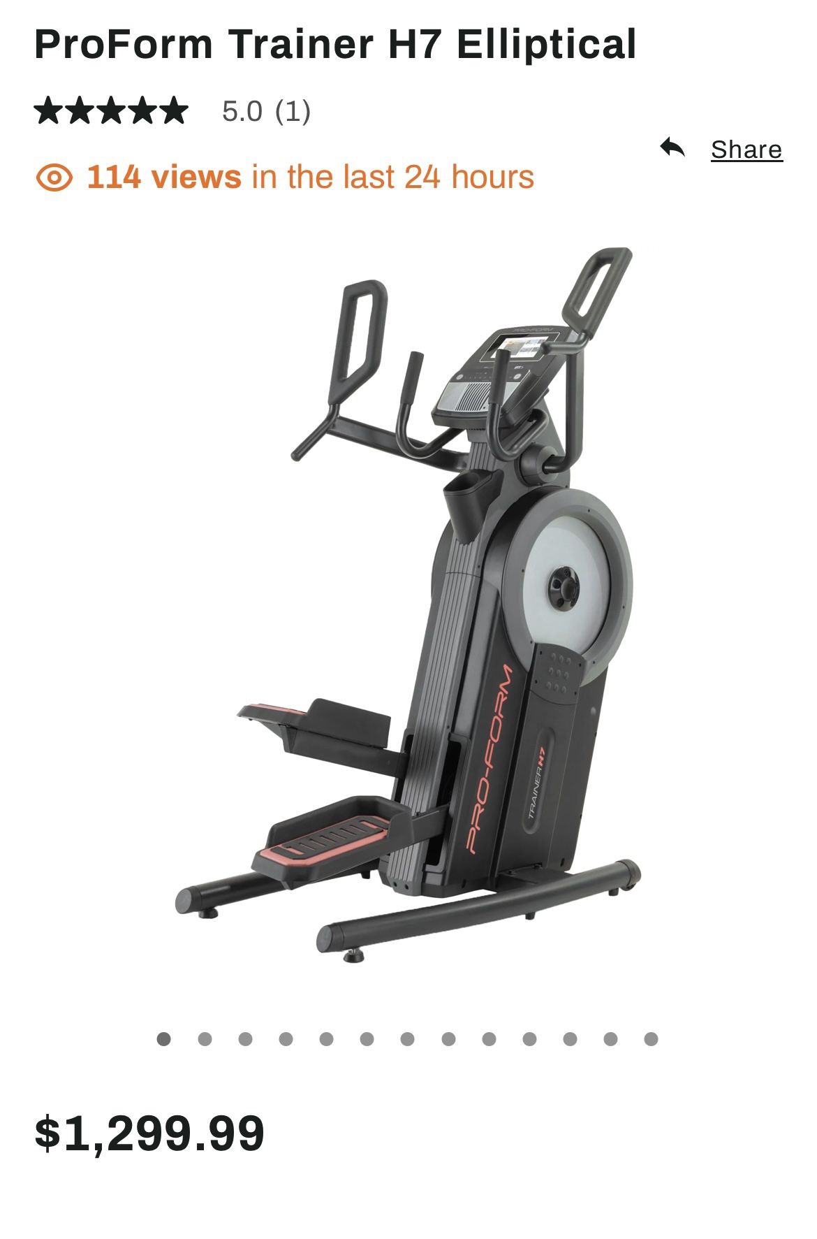 Pro-Form Trainer H7 Elliptical