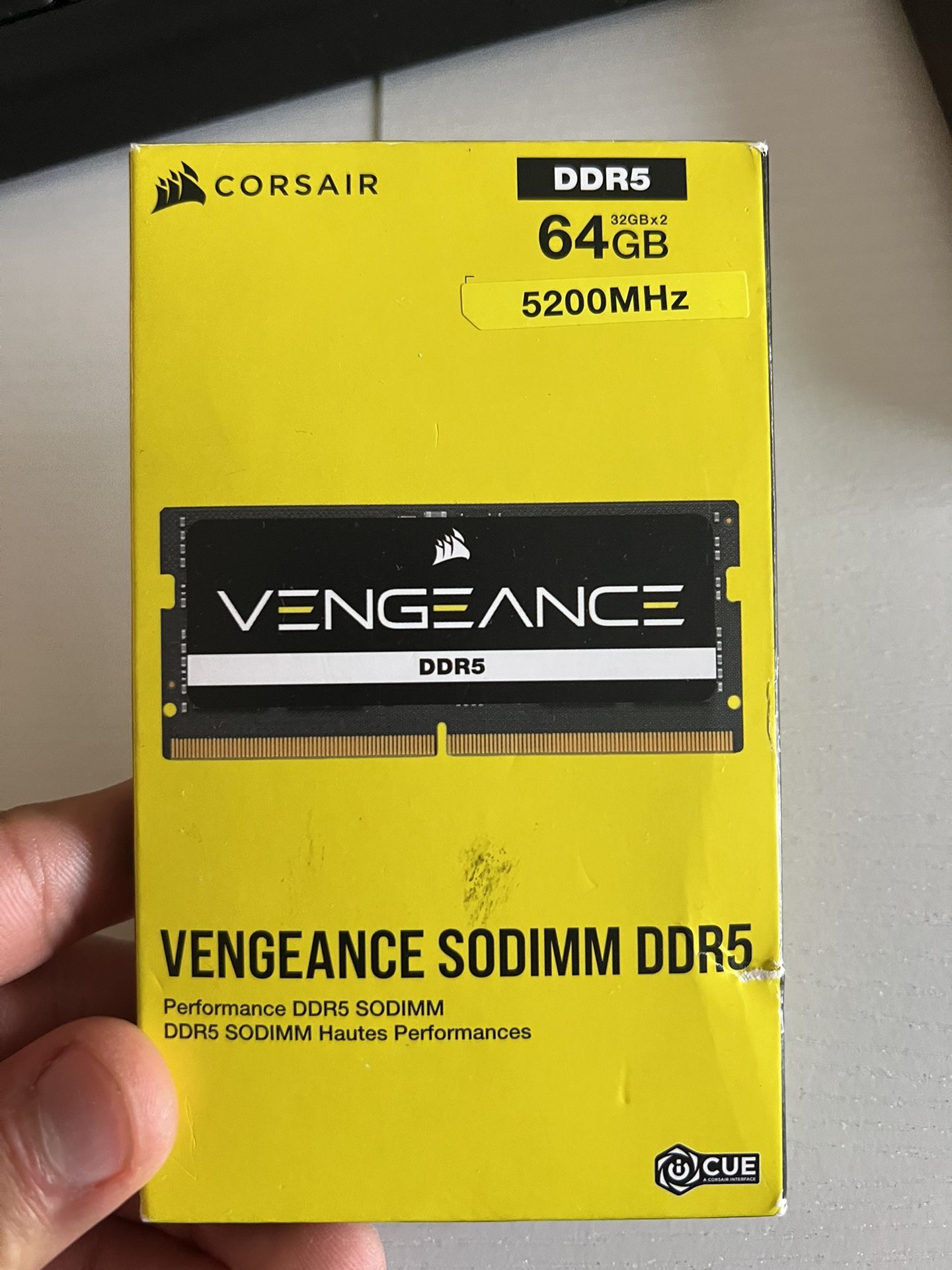CORSAIR Vengeance SODIMM DDR5 RAM 64GB (2x32GB)