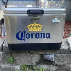 Corona Stainless Coleman Cooler Never Used 