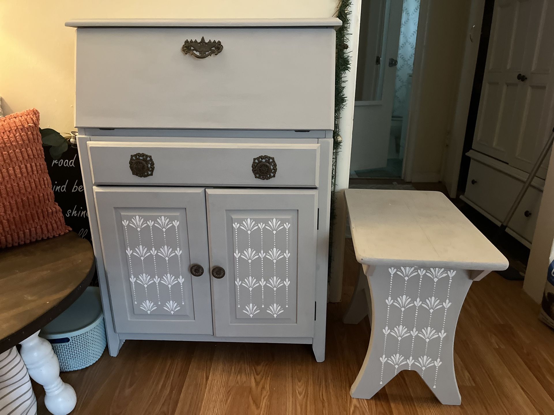 Secretary Desk And Bench