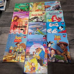 Disney's Wonderful Worl of Reading Book Lot of 12