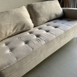 Used Cream Color Couch. 